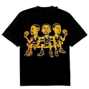 Black Yellow Stephen Curry Klay Thompson Draymond Green Shirt The City